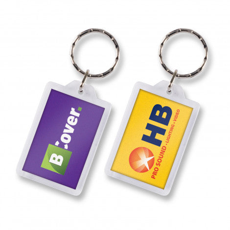 Lens Key Ring - Rectangle  - 100292-0