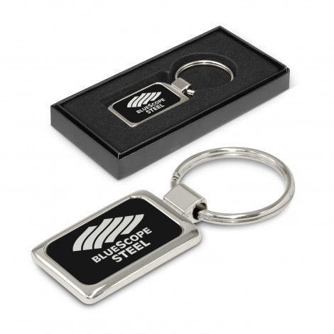 Laser Etch Metal Key Ring - 104177-0