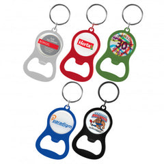 Chevron Bottle Opener Key Ring - 107106-0