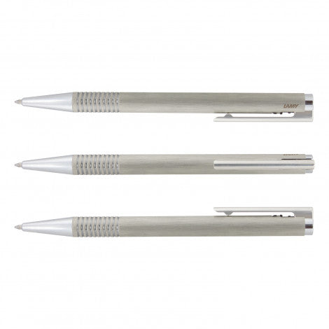 Lamy Logo Pen - Brushed Steel - 113795-2