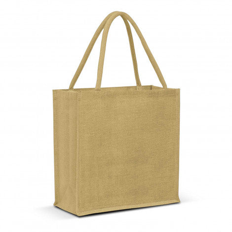Monza Jute Tote Bag - Colour Match - 115324-2