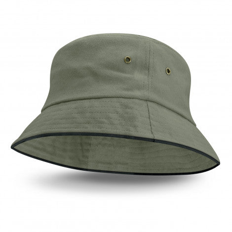 Bondi Bucket Hat - Black Sandwich Trim - 115493-2