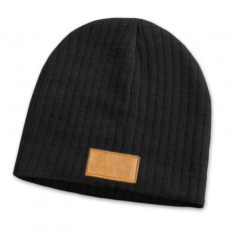 Nebraska Cable Knit Beanie with Patch - 115656-7