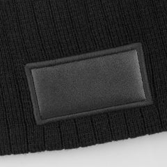 Nebraska Cable Knit Beanie with Patch - 115656-1