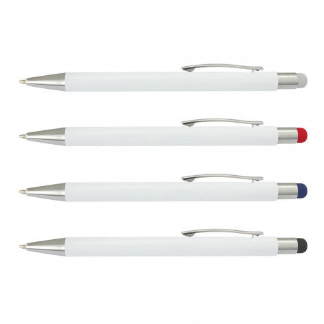 Lancer Stylus Pen - White Barrel - 117120-0