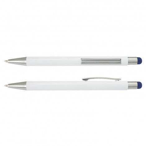 Lancer Stylus Pen - White Barrel - 117120-3