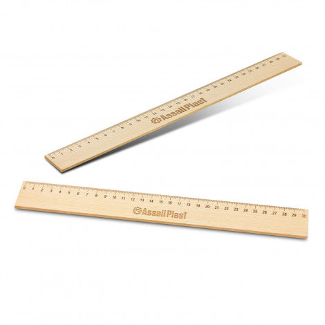 Wooden 30cm Ruler - 117337-0