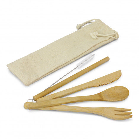 Bamboo Cutlery Set - 117633-2