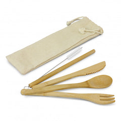 Bamboo Cutlery Set - 117633-2