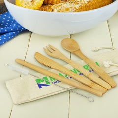 Bamboo Cutlery Set - 117633-1