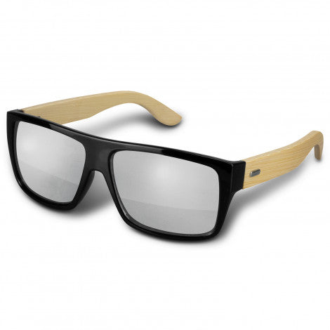 Maui Mirror Lens Sunglasses - Bamboo - 120341-4