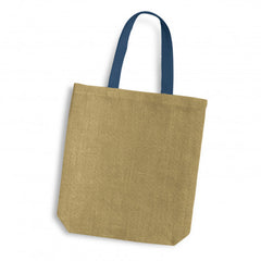 Thera Jute Tote Bag - Coloured Handles - 120518-6