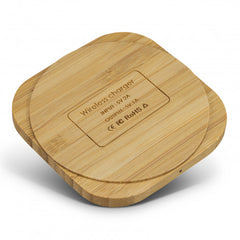 Vita Bamboo Wireless Charger - Square - 120614-1