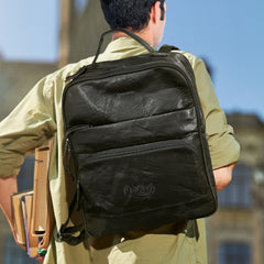 Pierre Cardin Leather Backpack - 121120-3