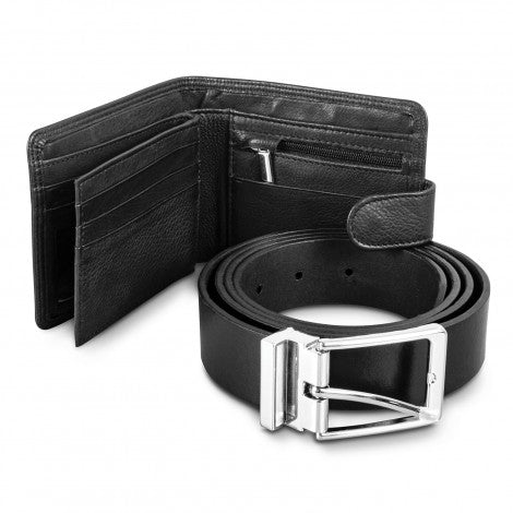 Pierre Cardin Leather Wallet and Belt Gift Set - 121124-5
