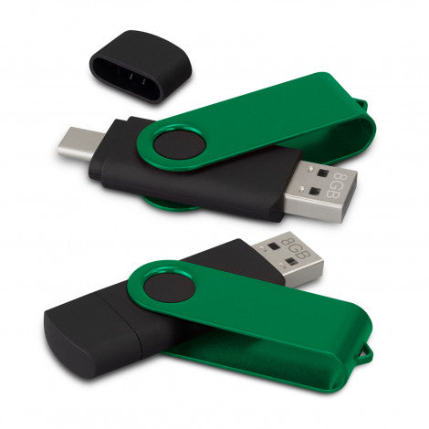 Helix 8GB Dual Flash Drive - 121402-2
