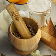 NATURA Bamboo Mortar and Pestle - 122271-2