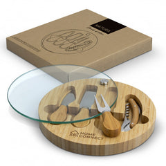 NATURA Glass & Bamboo Cheese Board - 122342-0