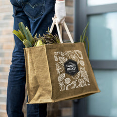 Torino Starch Jute Tote Bag - 123581-1