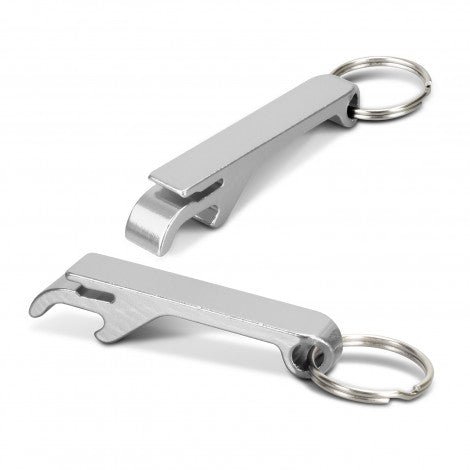 Snappy Metal Bottle Opener Key Ring - 123584-3