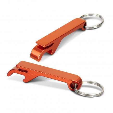 Snappy Metal Bottle Opener Key Ring - 123584-4