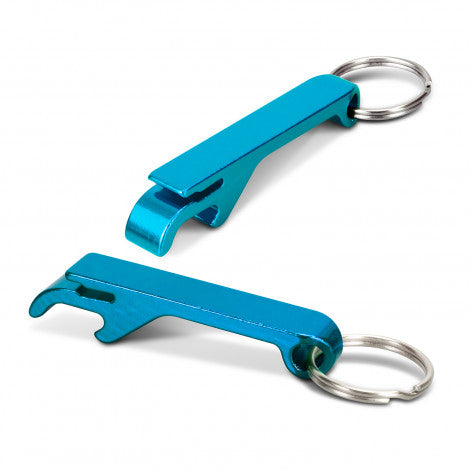 Snappy Metal Bottle Opener Key Ring - 123584-7