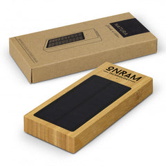 NATURA Bamboo Solar Power Bank - 123651-0