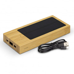 NATURA Bamboo Solar Power Bank - 123651-1