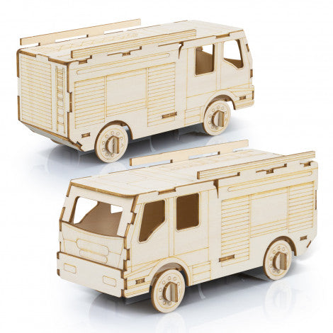 BRANDCRAFT Fire Truck Wooden Model - 124034-5