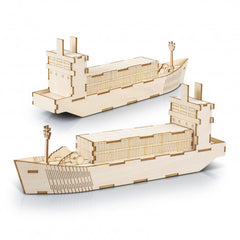 BRANDCRAFT Cargo Ship Wooden Model - 124038-3