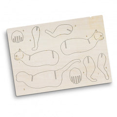 BRANDCRAFT Cat Wooden Model - 124043-1