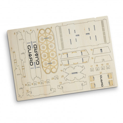 BRANDCRAFT Tank Wooden Model - 124053-4