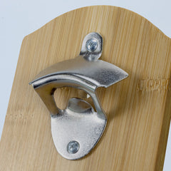 NATURA Bamboo Wall Mounted Bottle Opener - 124703-1