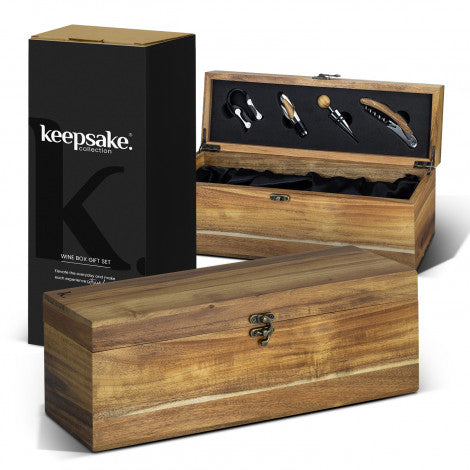 Keepsake Wine Box Gift Set - 124740-0