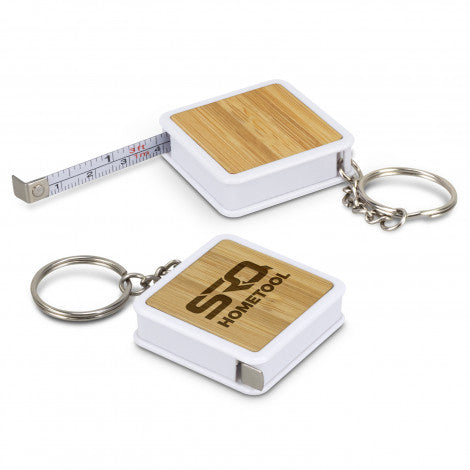 Bamboo Tape Measure Key Ring - 124816-0