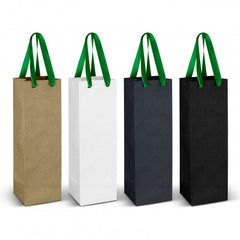 Wine Ribbon Handle Paper Bag - 125054-7