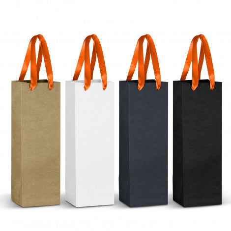 Champagne Ribbon Handle Paper Bag - 125055-5