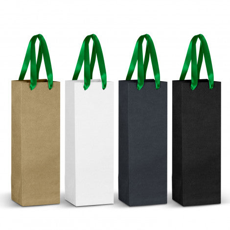 Champagne Ribbon Handle Paper Bag - 125055-9