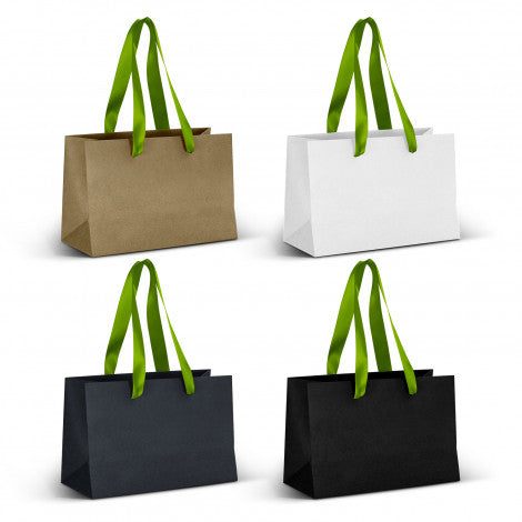 Small Ribbon Handle Paper Bag - 125056-8
