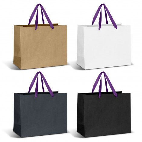 Large Ribbon Handle Paper Bag - 125058-12