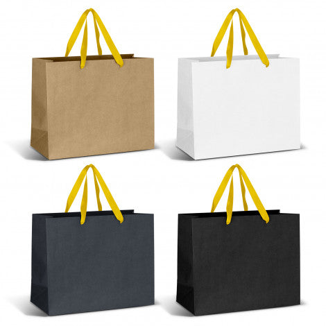 Large Ribbon Handle Paper Bag - 125058-4