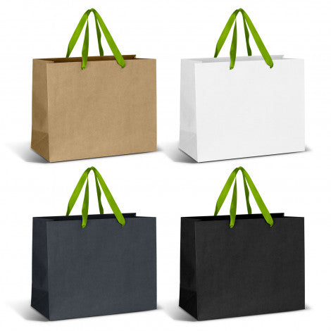 Large Ribbon Handle Paper Bag - 125058-6