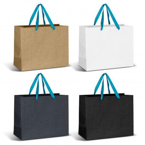Large Ribbon Handle Paper Bag - 125058-10