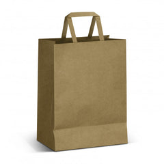 Large Flat Handle Paper Bag Portrait - 125061-1