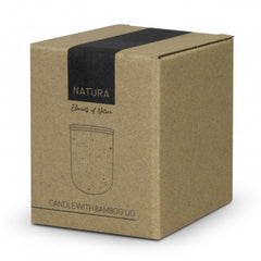 NATURA Candle with Bamboo Lid - 125317-3