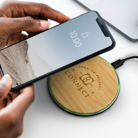 Bamboo 15W Wireless Fast Charger - 125555-5