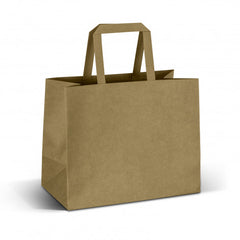 Medium Flat Handle Paper Bag Landscape - 125940-1