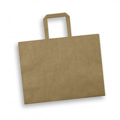 Large Flat Handle Paper Bag Landscape - 125941-3