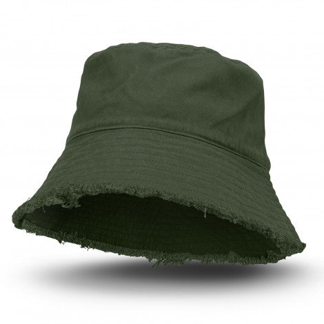 Raw Edge Bucket Hat - 126399-4