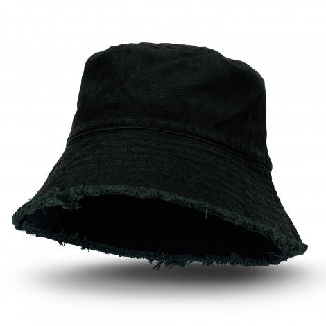 Raw Edge Bucket Hat - 126399-6